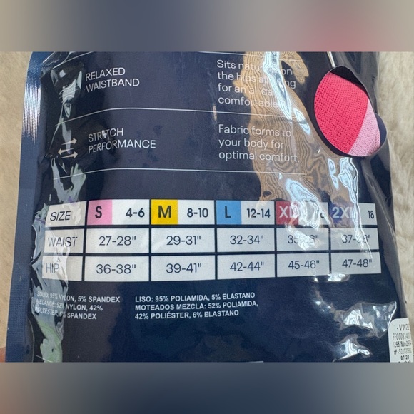 Reebok Seamless Boyshort Panties - Black, Pink, Gray - Picture 3 of 3